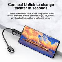 Câble adaptateur Type-C vers USB 3.0 très vendu avec connecteurs en alliage d'aluminium et gaine en nylon, câble OTG pour téléphone portable