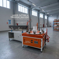 Machine de polissage laser rotative sans contact pour verre, finition lisse sans bavures pour bocaux, bouteilles, conteneurs et verrerie soufflée
