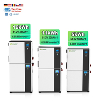 Batterie au lithium LifePO4 BYD tout-en-un 51,2 V 228 Ah 314 Ah 12 kWh 16 kWh pour système de stockage d'énergie solaire domestique – Stock Pologne