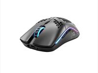 Souris de jeu sans fil Glorious Model O, légère, sans fil, noir mat/blanc