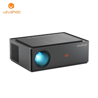 Projecteur VEVSHAO de haute qualité 1080P A25, projecteur portable 3D amélioré, projecteurs de cinéma maison Android avec télécommande
