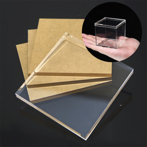 Chất lượng cao trong suốt tấm <span class=keywords><strong>Acrylic</strong></span> cho xe tấm giấy phép Bìa UV kháng rõ ràng tấm nhựa cắt laser - Product Image 5