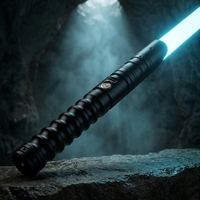 Sabre laser Nexus hautement recommandé, RGB, 34 polices de caractères, contrôle de verrouillage Baselit, lame épaisse durable, bâtons lumineux rechargeables