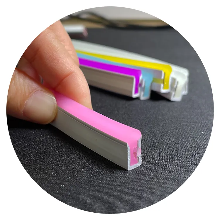 6mm 8mm 6x12mm 8x16mm segnaletica per taglio laser 12 colore singolo RGB 2.5CM 1cm cuttable DC12V striscia in PVC flessibile neon led per neon si