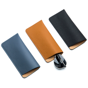 Estuche de Gafas de Sol de Cuero Genuino, Suave y Portátil, para Hombre y Mujer, de Alta Gama - Product Image 1