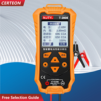 Probador de batería para automóvil 12V 24V analizador CCA medidor de resistencia capacidad para batería AGM GEL EFB plomo