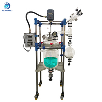 Cuve de Réaction Industrielle Yangmai 20L à Double Enveloppe en Verre, Moteur Automatique, Conception Transparente et Visible, pour Produits Chimiques de Précision à Échelle Pilote