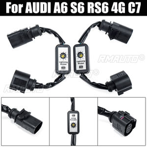 2pcs Dynamic Turn Signal Indicator <b>LED</b> Taillight Add-on Module Cable <b>Wire</b> Harness for AUDI A6 S6 RS6 4G C7 Left&Right Tail <b>Light</b> - Product Image 2