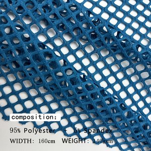 95% Polyester 5% Spandex thoáng khí 4 cách căng chim mắt lưới vải cho thể thao xà cạp Bộ túi - Product Image 4