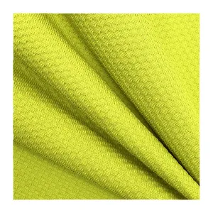 Honeycomb jacquard 180g 3d quadrado 4 Way Stretch Nylon Spandex Plain Tecido Malha Tecido Net