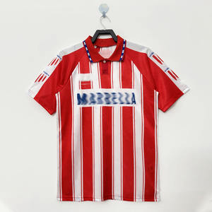 <span class=keywords><strong>Camiseta</strong></span> Retro Clásica del Atlético de Madrid, Estilo Ciudad, Personalizable de Alta Calidad, Versión para Fanáticos, Traje de Entrenamiento 94/95 - Product Image 1