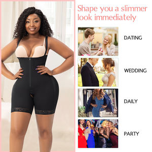 Almohadillas para glúteos para mujer, pantalones cortos adelgazantes para muslos, diseño de compresión, fajas colombianas de cintura alta, ropa moldeadora para el cuerpo - Product Image 6