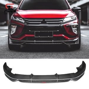 Sợi carbon xe Bộ dụng cụ cơ thể phía trước phía sau khuếch tán môi bên váy cho <span class=keywords><strong>Mitsubishi</strong></span> eclipsecross 2018 2019 bánh xe cắt mái Spoiler - Product Image 3