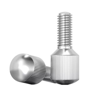 304 Stainless Steel Knurled Hand Screw M3 M4 M5 M6 M8 Round Head Toolless Adjustable Screw Industrial Grade A - Product Image 1
