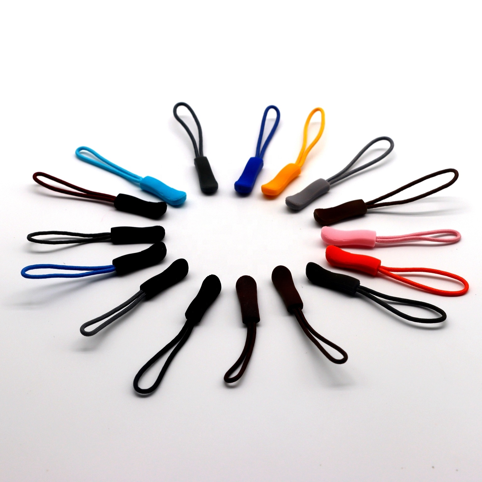 Декоративный красивый съемник молнии из ПВХ, съемник слайдера из ТПУ, пластиковый съемник молнии с веревкой