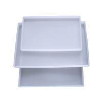 YS Super grand carré sous-verre Silicone moule grand fluide Art plâtre moule caboteur faisant résine artisanat faire vos propres outils de caboteur