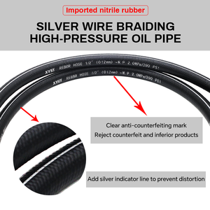 자동차, 기차, 선박, 엔지니어링 기계 용 고압 연료 유 호스 파이프/니트릴 고무 가솔린 호스 - Product Image 3