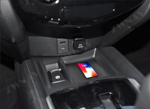 QI Wireless Charger Quick Charge สำหรับ Nissan X-Trail Qashqai 2015 2016-2019สำหรับ <span class=keywords><strong>Iphone</strong></span> XR <span class=keywords><strong>XS</strong></span> MAX อินฟราเรด Sensor ผู้ถือโทรศัพท์ - Product Image 6