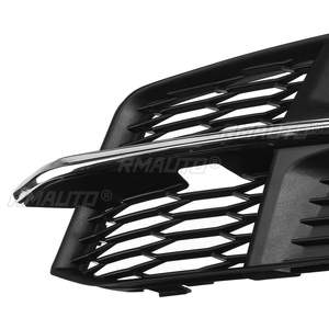 Grilles de phares antibrouillard avant pour AUDI A6L C7 S-Line 2015-2018, garnitures de phares antibrouillard en nid d'abeille, modèle A6L - Product Image 6