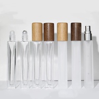Vente flash - Flacons de parfum carrés en verre vides avec bouchon à vis 5ml 10ml 15ml 20ml 30ml - Emballage en boîte