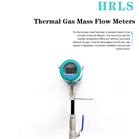 Industrial Thermal Mass Gas Flow Meter RS485 4-20mA Output Compressed air Oxygen Nitrogen Pipeline Monitoring Energy Management