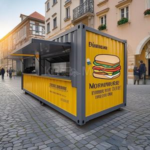 Quiosco de Acero Prefabricado para Exteriores con Panel Sándwich y Diseño de Cafetería Desplegable, Móvil y Transpirable - Product Image 6