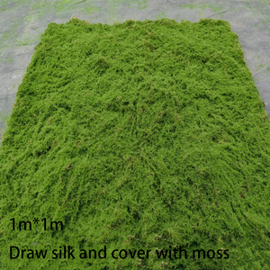 Meilleures ventes de plantes artificielles aménagement paysager bonsaï gazon artificiel flocage mousse plantes vertes pour la décoration environnementale - Product Image 6