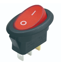 Interruptor Basculante Impermeable KCD13 SPST ON-OFF 10A 250VAC IP15 10000 Ciclos Terminal de Soldadura 2P/3P Cobre Certificado CQC Industrial