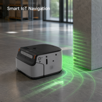 Nueva Aspiradora y Fregadora de Pisos Autopropulsada New Vision Navigation 20000Pa con Batería de 20Ah, Monitoreo en la Nube e IoT