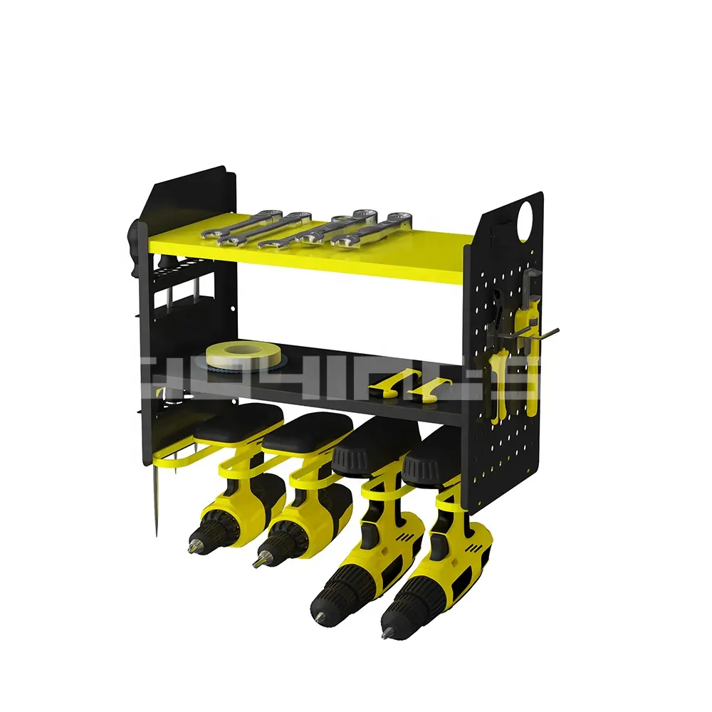 Fabbrica metallo Garage organizzazione supporto per trapano montaggio a parete portautensili portautensili Power Tool Organizer Rack di stoccaggio