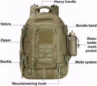 Haute Qualité Montagne En Plein Air Ultraléger Camping Sac À Dos Hommes Molle Tactique Sac À Dos