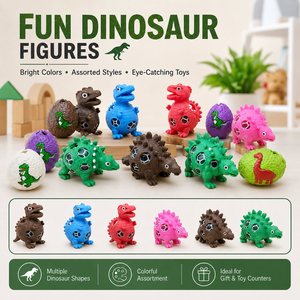 Vente en gros : Jouet anti-stress en forme d'œuf de dinosaure de la marque KL, couleurs assorties, jouet sensoriel, option logo personnalisé pour les fêtes - Product Image 6