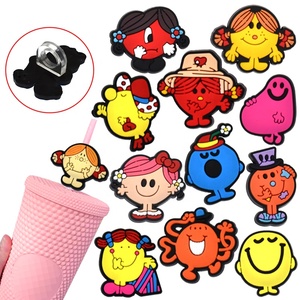 Cubiertas de Pajita de PVC con Personajes de Mr. Men y Little Miss <span class=keywords><strong>Sunshine</strong></span>, Adornos para Pajitas - Product Image 2