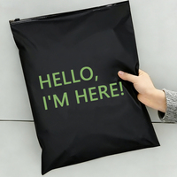 Sac en plastique refermable écologique, mat et givré, en PE, avec fermeture éclair, biodégradable, certifié GRS, fermeture robuste pour chaussettes et chaussures