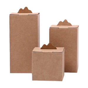 Boîte en carton recyclable de qualité supérieure, populaire, avec fenêtre transparente en PVC, couleur unie, pour expédition – Offre spéciale - Product Image 4