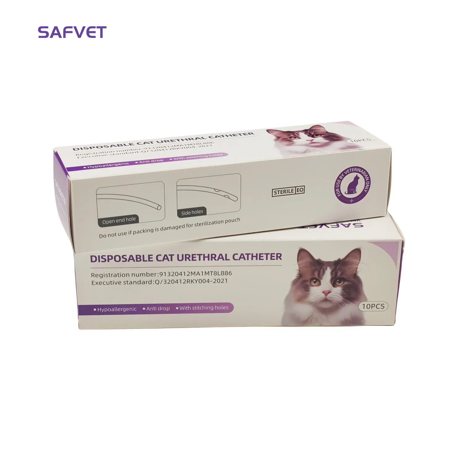 Cathéter urétéral urinaire tom cat cathéter vétérinaire animal pour chat