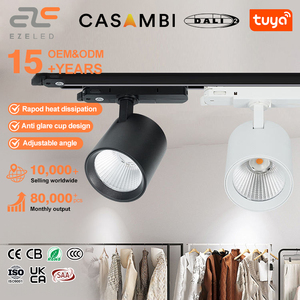 Éclairage sur <span class=keywords><strong>rail</strong></span> <span class=keywords><strong>LED</strong></span> COB Éclairage commercial sur <span class=keywords><strong>rail</strong></span> <span class=keywords><strong>Rail</strong></span> linéaire monté en surface pour le magasin <span class=keywords><strong>de</strong></span> <span class=keywords><strong>cuisine</strong></span> - Product Image 1
