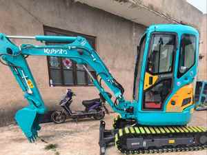 Para Miniexcavadora U25 de 2.5 Toneladas, Original de Japón, con Certificación CE, con Bomba y Motor - Product Image 3