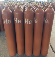 Bouteille de gaz 150 bars Héli O Gas en acier sans soudure haute pression pour l'électronique et les semi-conducteurs