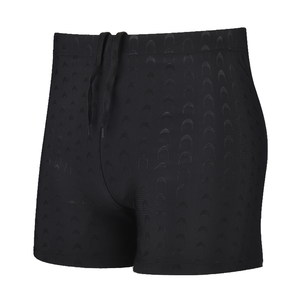 Maillots de bain professionnels pour hommes adultes, noir pur, grande taille, imperméables, séchage rapide, UPF50+, tissu bionique style peau de requin - Product Image 2