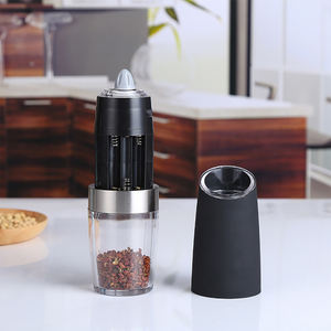 Automático Mini Elétrica Dry Spice Salt Grinder Set Aço Inoxidável Rosa Black <span class=keywords><strong>Pepper</strong></span> <span class=keywords><strong>Mill</strong></span> Garrafa Gravidade & Elétrica Boxed - Product Image 3