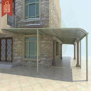 <span class=keywords><strong>Auvent</strong></span> de véranda avant avec fonction de protection solaire et de ventilation, élégant et durable, idéal pour l'entrée de la <span class=keywords><strong>maison</strong></span>, le balcon et la terrasse - Product Image 1