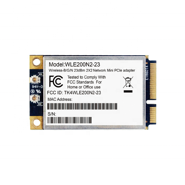 Atheros AR9283 WLE200N2-23 2.4GHz 2x2 MIMO 802.11n Mini PCIe Module 400mW Wifi Card