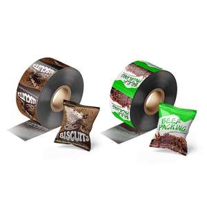 Rollo de Película para Alimentos, Impresión Personalizada, Rollos de Embalaje Bopp para Refrigerios, Papas Fritas, Tortilla, Maíz, Vegetales, Granos, Plátano - Product Image 2
