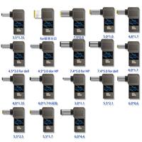 PD100W Typ C zu DC Stecker Konverter USB C zu DC Laptop Lade adapter Ladegerät Anschluss spitze für Lenovo Think plus HP DELL