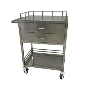 Goede kwaliteit Shengdong medisch ziekenhuis meubilair roestvrijstalen <span class=keywords><strong>trolley</strong></span> 2/3 lagen chirurgische instrumentenkar 1 jaar garantie - Product Image 3