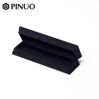 Boîte à bijoux personnalisée PINUO, coffret cadeau classique en cuir PU, ensemble de boîtes à bijoux pour collier, bague, bracelet, emballage promotionnel, boîte à bijoux