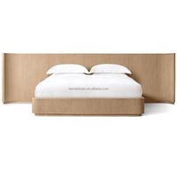 Byron New Style Rich Grain Holz betten European Oak Soft Bed mit King Size