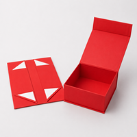 Boîte en papier magnétique pliable de grande taille, avec impression de logo personnalisé, matériaux recyclés, durable, biodégradable, décoration, cadeau, vente en gros