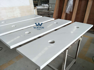 Wayon hiện đại zero-silicon đá thạch anh cho nhà bếp bàn thân thiện với môi phóng xạ-miễn phí nhà máy trực tiếp cho trong nhà - Product Image 2